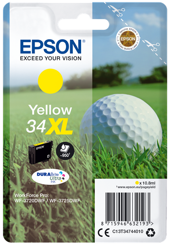 Epson 34 XL Amarelo Cartucho de tinta