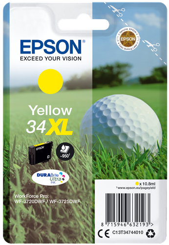 Epson 34 XL żółty kardiż atramentowy