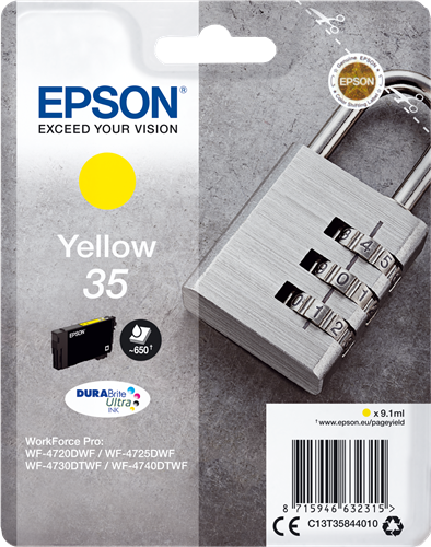 Epson 35 Amarelo Cartucho de tinta