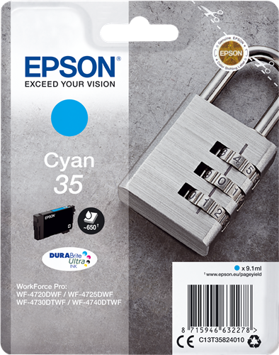 Epson 35 Cyan Cartucho de tinta