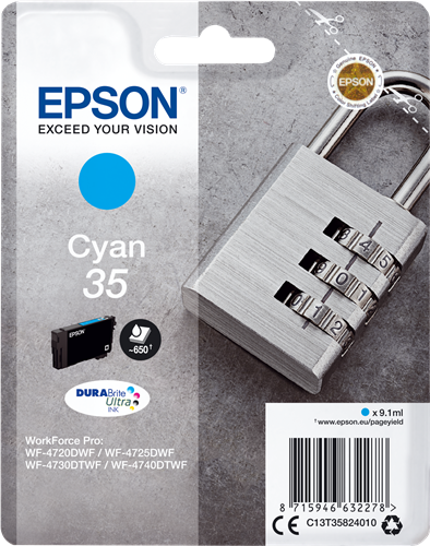 Epson 35 cyan ink cartridge