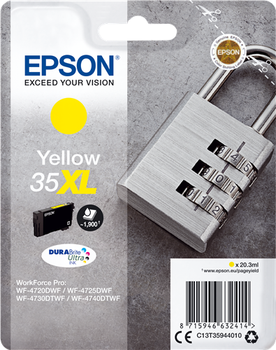 Epson 35XL Amarelo Cartucho de tinta