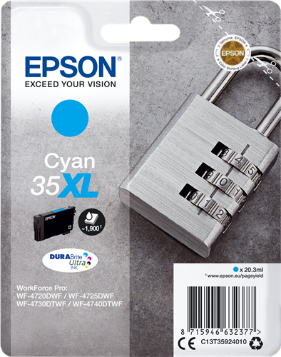 Epson 35XL cyan ink cartridge