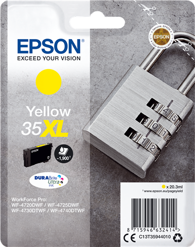 Epson 35XL geel inktpatroon