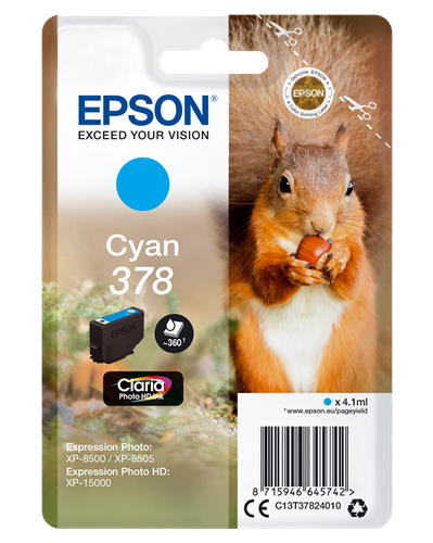 Epson 378 Cyan Cartucho de tinta