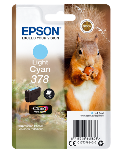 Epson 378 Cyan (claro) Cartucho de tinta