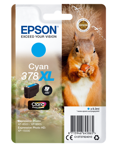 Epson 378XL Cyan Cartucho de tinta