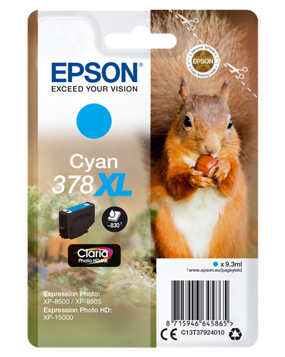 Epson 378XL cyan ink cartridge