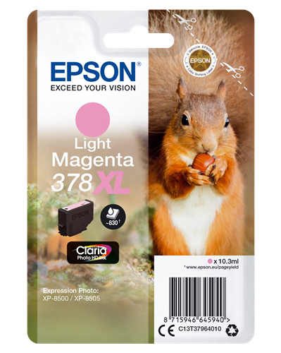 Epson 378XL Magenta (licht) inktpatroon