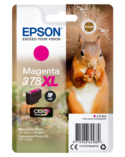 Epson 378XL purpurová Inkoustovou kazetu