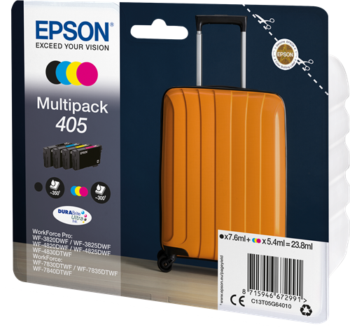 Epson 405 Pack Preto / Cyan / Magenta / Amarelo