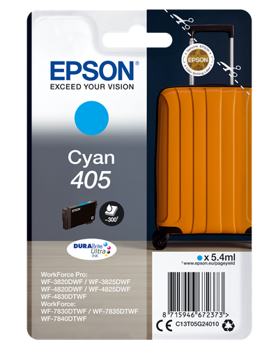 Epson 405 tyrkysová Inkoustovou kazetu