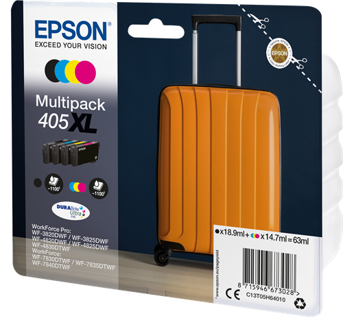 Epson 405XL Multipack Noir(e) / Cyan / Magenta / Jaune