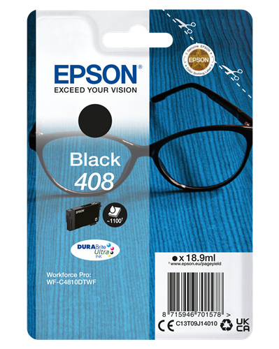 Epson 408 black ink cartridge