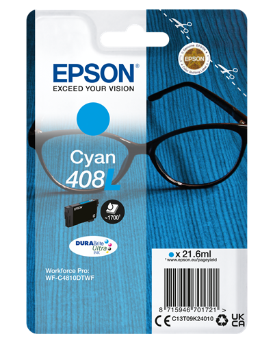Epson 408L Cyan Cartouche d'encre