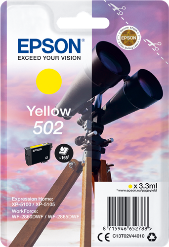 Epson 502 amarillo Cartucho de tinta