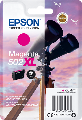 Epson 502XL purpurová Inkoustovou kazetu