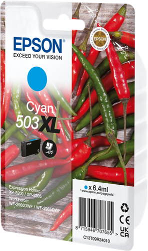 Epson 503 XL Cyan Cartucho de tinta