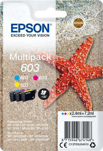 Epson 603 Multipack cian / magenta / amarillo