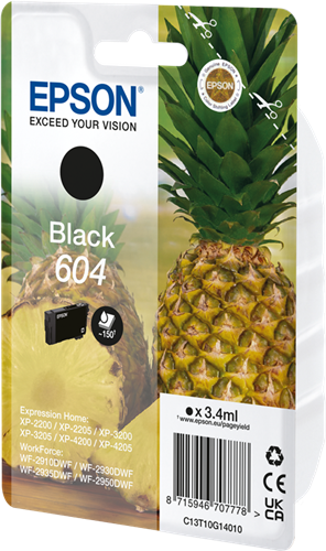 Epson 604 Preto Cartucho de tinta