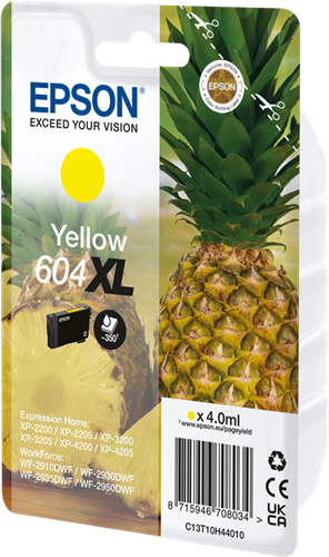 Epson 604 XL Amarelo Cartucho de tinta