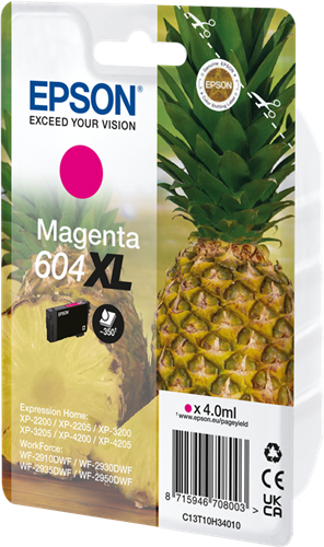 Epson 604 XL purpurová Inkoustovou kazetu