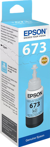 Epson 673 ciano (chiaro) Cartuccia d'inchiostro