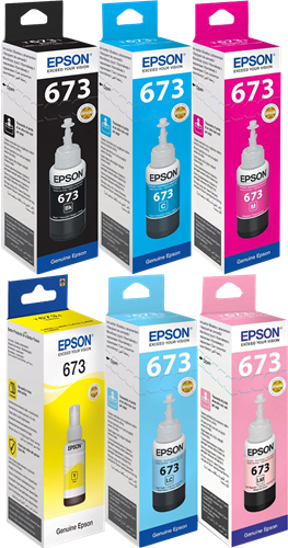 Epson 673 multipack black / cyan / magenta / yellow / cyan (light) / magenta (light)
