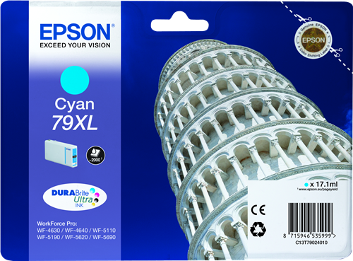 Epson 79 XL cyan inktpatroon
