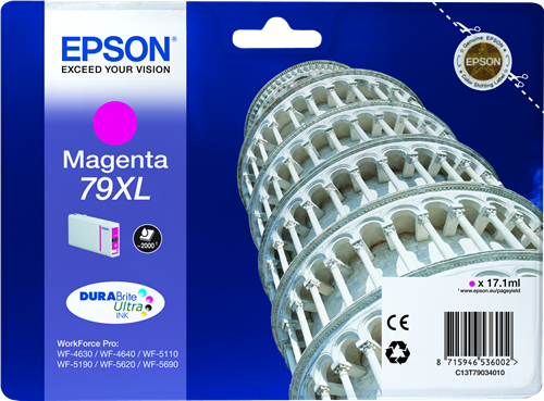 Epson 79 XL purpurová Inkoustovou kazetu
