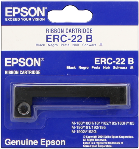 Epson ERC-22B Preto Fita de tinta
