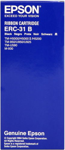 Epson ERC-31B Preto Fita de tinta