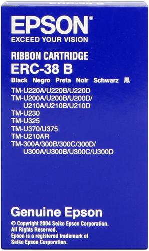 Epson ERC-38 B zwart inktlint