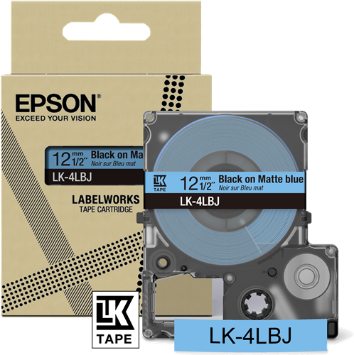 Epson LK-4LBJ tape zwartopBlauw