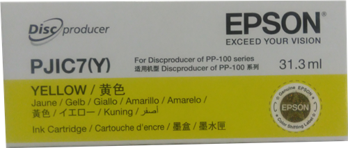 Epson PJIC7(Y) yellow ink cartridge