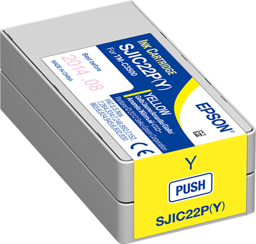 Epson SJIC22P-Y yellow ink cartridge