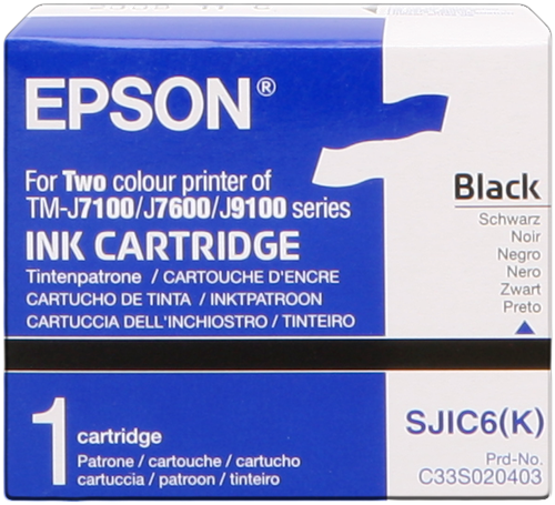 Epson SJIC6-K negro Cartucho de tinta