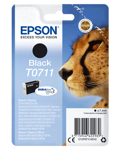 Epson T0711 Černá Inkoustovou kazetu