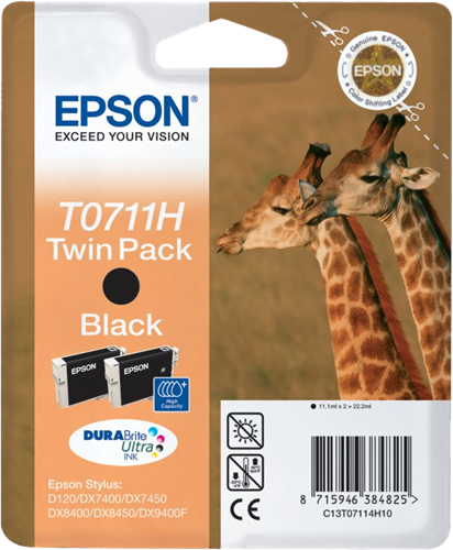 Epson T0711H Pack Preto