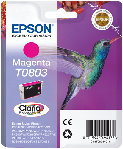 Epson T0803 magenta Cartucho de tinta