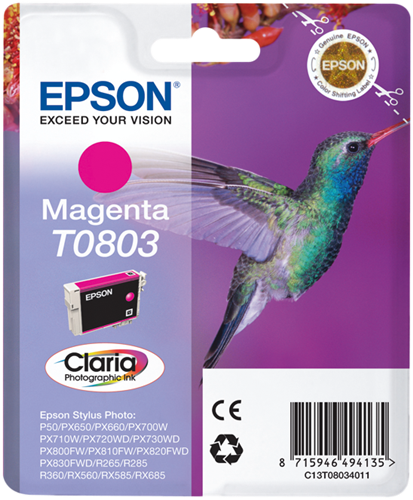Epson T0803 purpurová Inkoustovou kazetu