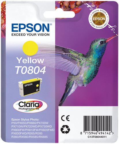 Epson T0804 žlutý Inkoustovou kazetu