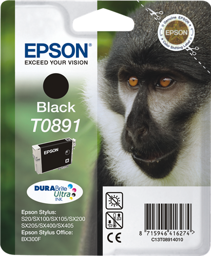 Epson T0891 Preto Cartucho de tinta