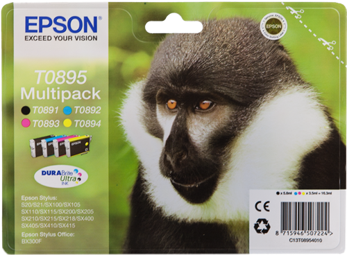 Epson T0895 Multipack negro / cian / magenta / amarillo