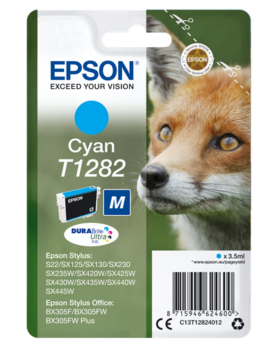 Epson T1282 Cyan Cartucho de tinta