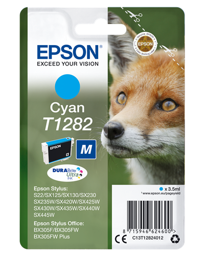 Epson T1282 cyan kardiż atramentowy