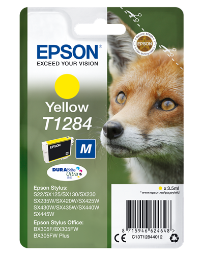 Epson T1284 Amarelo Cartucho de tinta