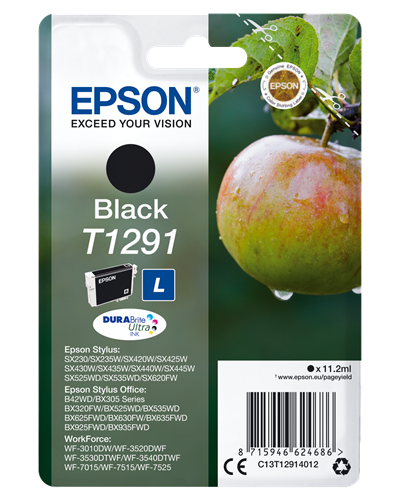 Epson T1291 Preto Cartucho de tinta