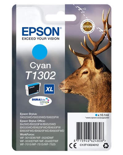 Epson T1302 XL Cyan Cartucho de tinta