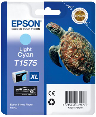 Epson T1575 XL cyan (light) ink cartridge